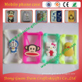 stocked 3D silicone mobile phone cases